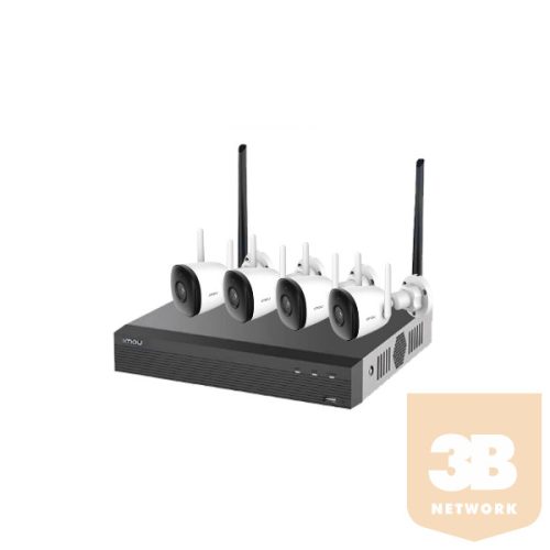 Imou IP wifi csőkamera szett - NVR1104/F22 kit (4x 2MP-2,8mm, H265, mikr., IR30m; 1x NVR 4csat, 1TB HDD)