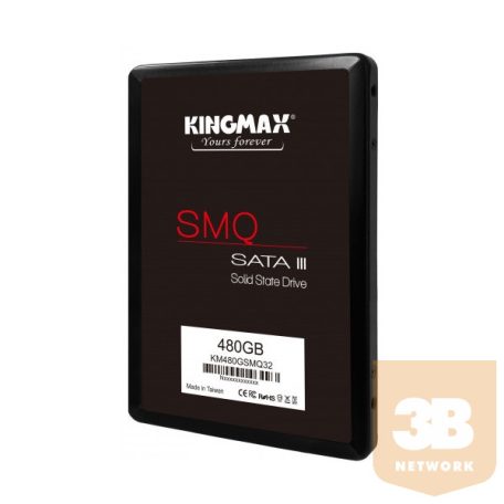 KINGMAX 2.5" SSD SATA3 480GB Solid State Disk, SMQ, QLC