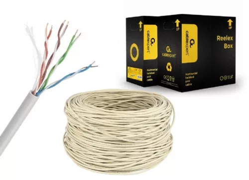 Gembird CAT5e U-UTP Installlation cable 305m Grey