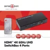 Club3D SenseVision HDMI 2.0 UHD 4 port Switchbox
