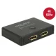 DeLock Displayport 2 - 1 Switch bidirectional 4K 60 Hz