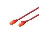 Digitus CAT6 U-UTP Patch Cable 1m Red