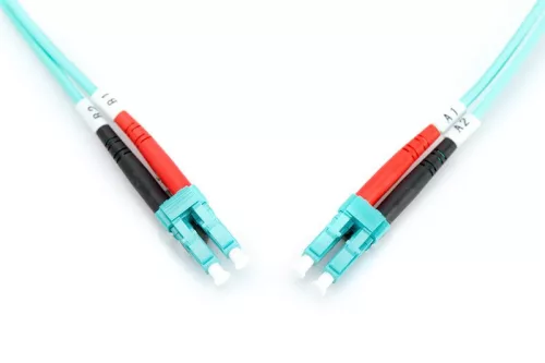 Digitus DK-2533-03/3 száloptikás kábel 3 M LC I-VH OM3 Blue