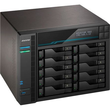 Asustor NAS AS6510T (8GB) (10xHDD + M.2 SSD)