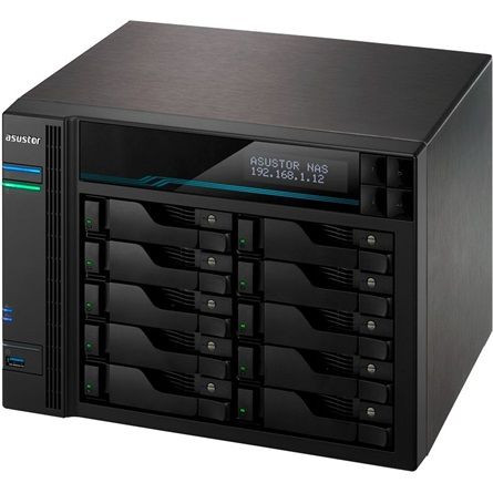 Asustor NAS AS6510T (8GB) (10xHDD + M.2 SSD)