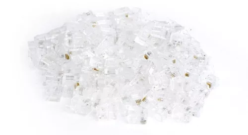 Gembird RJ11/MP-6P4C/100 Modular plug (15u") 100 pcs per polybag