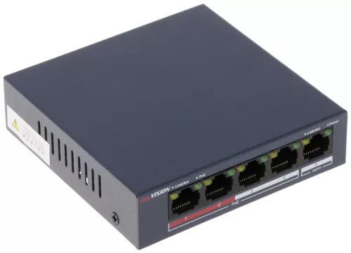 Hikvision DS-3E0105P-E/M 5 port 100Mbps unmanaged Switch PoE