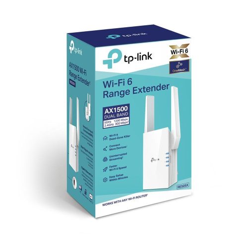 TP-Link RE505X AX1500 Wi-Fi Range Extender White