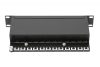 Digitus 12-port Patch Panel 1U Black