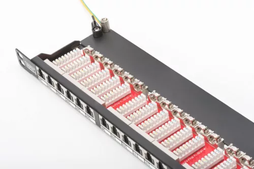 Digitus 24-port Patch Panel 0,5U Black