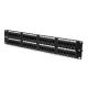 Digitus 48-port Patch Panel 2U Black
