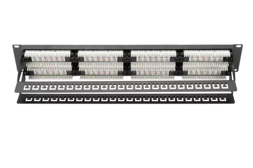 Digitus 48-port Patch Panel 2U Black