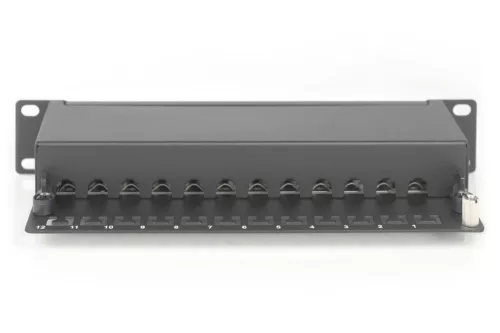 Digitus 12-port Patch Panel 1U Black