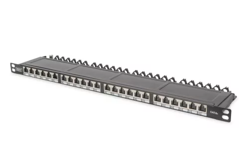 Digitus 24-port Patch Panel 0,5U Black