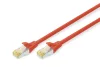 Digitus CAT6A S-FTP Patch Cable 0,25m Red