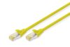 Digitus CAT6A S-FTP Patch Cable 0,25m Yellow