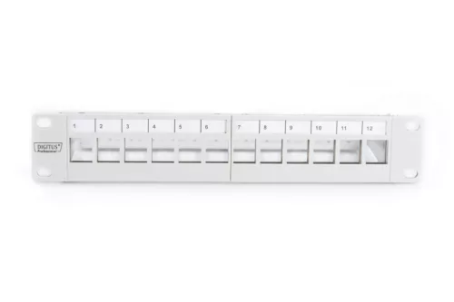 Digitus 12-port Patch Panel 1U Grey