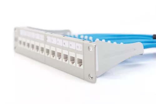 Digitus 12-port Patch Panel 1U Grey