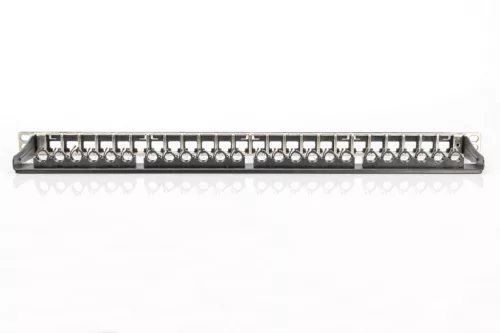 Digitus 24-port Patch Panel 0,5U Black