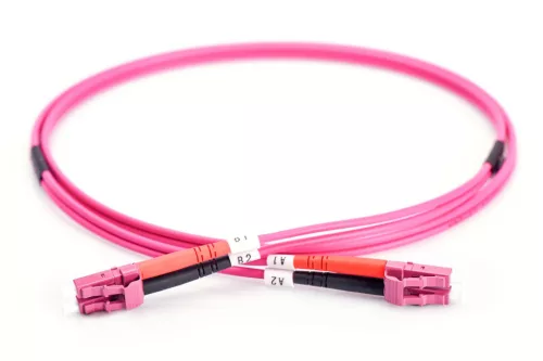 Digitus DK-2533-01-4 száloptikás kábel 1 M LC I-VH OM4 Violet