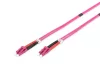 Digitus DK-2533-02-4 száloptikás kábel 2 M LC OM4 Violet