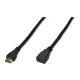 Assmann HDMI High Speed extension cable, type A 2m Black