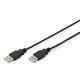 Assmann USB 2.0 connection cable, type A 5m Black