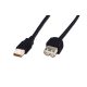 Assmann USB 2.0 extension cable, type A 3m Black