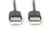 Assmann USB connection cable, type A 1m Black