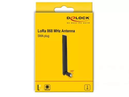 DeLock LoRa 868MHz Antenna SMA plug