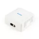 Gembird NCAC-2U5E-01 CAT5E UTP 2-port surface mount box
