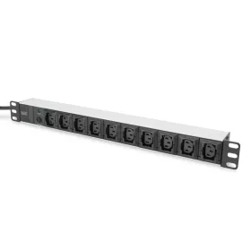   Digitus DN-95404 Túlfeszültségvédő Kapcsolóval 10DIN 2m Black