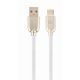 Gembird CC-USB2R-AMCM-2M-W Premium rubber Type-C USB charging and data cable 2 m White