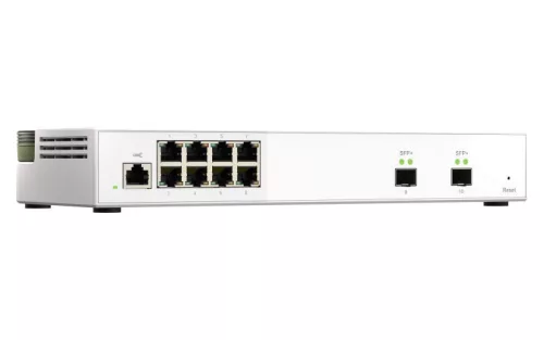 QNAP QSW-M2108-2S Entry-level 10GbE and 2.5GbE Layer 2 Web Managed Switch for SMB Network Deployment