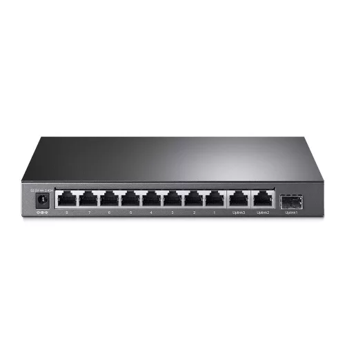 TP-Link TL-SL1311MP 8-Port 10/100Mbps + 3-Port Gigabit Desktop Switch with 8-Port PoE+