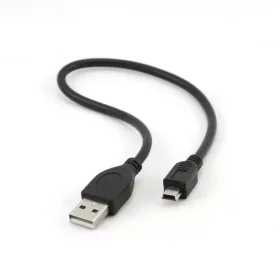 Gembird CCP-USB2-AM5P-1 USB2.0 A-plug Mini cable 0,3m Black