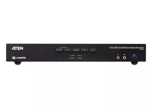 ATEN 4-Port USB 3.0 4K HDMI Dual Display KVMP Switch