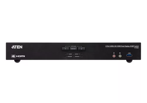 ATEN 2-Port USB 3.0 4K HDMI Dual Display KVMP Switch