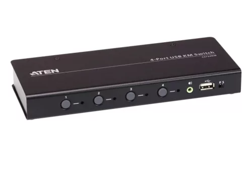 ATEN CS724KM 4-port USB Boundless KM Switch + Cables