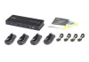 ATEN CS724KM 4-port USB Boundless KM Switch + Cables