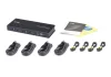 ATEN CS724KM 4-port USB Boundless KM Switch + Cables
