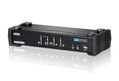 ATEN CS1784A 4-Port USB DVI Dual Link/Audio KVMP Switch