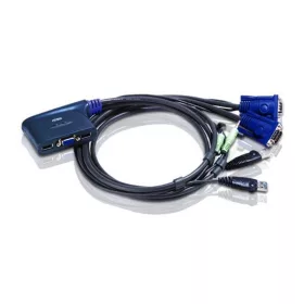 ATEN CS62US 2-Port USB VGA/Audio Cable KVM Switch (0,9m)