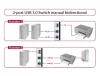 DeLock USB3.0 2 port manual bidirectional Switch