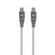 Gembird CC-USB2B-CMCM60-1.5M 60W Type-C Power Delivery (PD) Premium Charging & Data cable 1,5m Grey