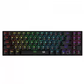   Redragon Deimos, Wired & Wireless Mechanical keyboard, RGB, brown switch Black HU