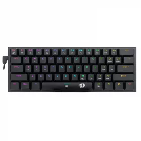   Redragon Anivia, wired mechanical keyboard,RGB, red switch Black HU
