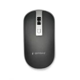 Gembird MUS-4B-06-BS Optical mouse Black/Silver