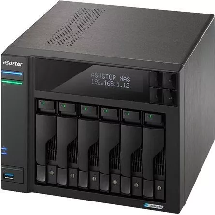 Asustor NAS AS6706T (8GB) (6xHDD + 4xM.2 SSD)