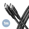 AXAGON BUCM-CM10AB HQ USB-C <> USB-C Cable 1m Black